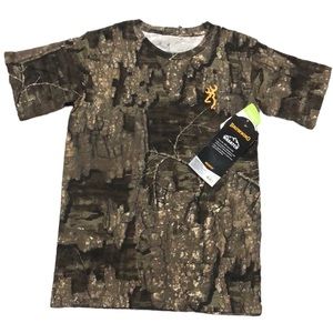 REALTREE TIMBER WASATCH SHORT SLEEVE SHIRT Boys XXL